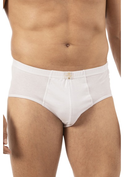 Özkan Underwear Özkan 0037 6'lı Paket Erkek %100 Pamuklu Penye Süprem Esnek Rahat Slip Külot Beyaz