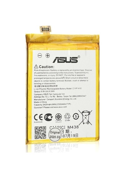 ZENFONE 5 Lite Batarya A502CG Uyumlu Batarya C11P1410 - 2500 mAh