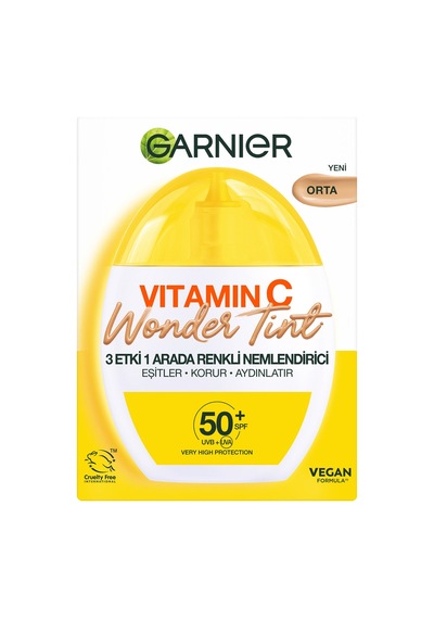 4 Adet Garnier Wonder Tint Renkli Nemlendirici Orta 40 Ml