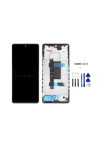 Xiaomi Redmi Note 12 Pro -5g- Uyumlu Lcd Ekran Dokunmatik Çıtalı + Tamir Seti