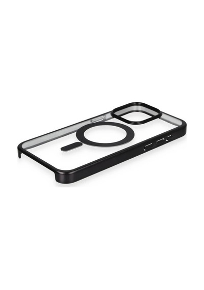 Apple İphone 15 Pro Kılıf Erozi Magsafe Kapak - Siyah Sıyah