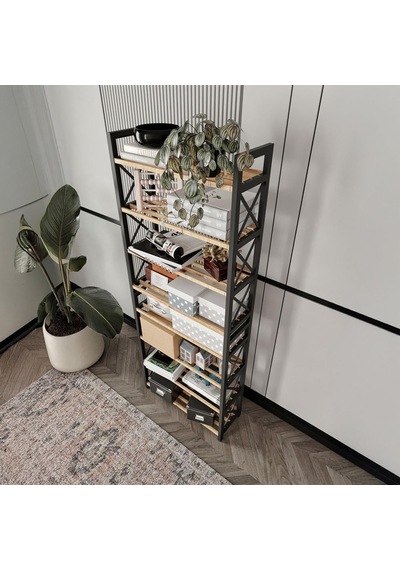8 Katlı Çok Amaçlı Raf Ayakkabılık 47x18x127 Cm, Mdf Ve Plastik Malzeme, Kolay Kurulum Qr Kodlu, Modern Ve Dek Diğer 8 Katlı Çok Amaçlı Raf Ayakkabılık 47x18x127 Cm, Mdf Ve Plastik Malzeme, Kolay Kurulum Qr Kodlu, Modern Ve Dek Diğer