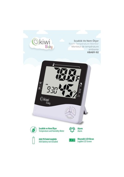 Kiwi Kbaby-92 Sıcaklık Ve Nem Ölçme Cihazı