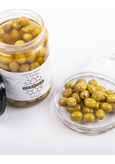 Teofarm Halhali El Kırması Yeşil Zeytin 430 G