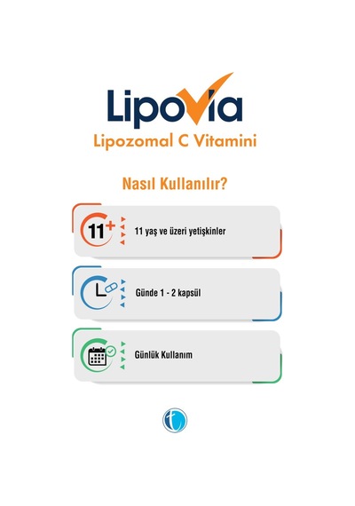 Lipovia Lipozomal Vitamin C Kapsül 30Lu