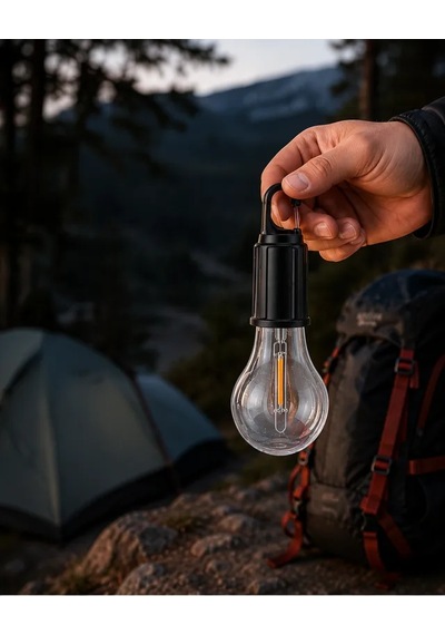 Astraltech Su Geçirmez Led Kamp Lambası C Tipi Usb Şarjlı Çok Renkli