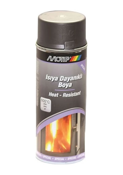 Motip 690 Derece Isıya Dayanıklı Boya Gri 400 ML
