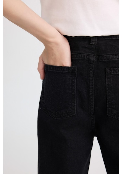 Defacto Slım Fıt Düz Paça Jean Siyah Pantolon Erkek Çocuk C3683a826aunm40 Siyah-nm40
