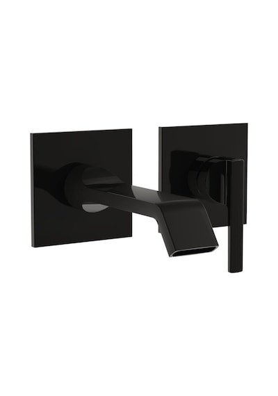 VitrA Suit A4278239 Ankastre Sıva Üstü Lavabo Bataryası Parlak Siyah