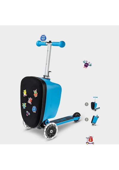 Micro Scooter Luggage Junior Velcro Blue