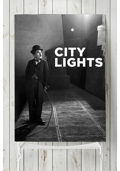 City Lights-şehir Işıkları Charlie Chaplin Film Afişi Poster 2