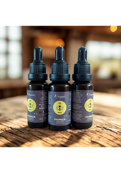 Zeytinyağında Çözdürülmüş Organik Damla Propolis 20 Ml
