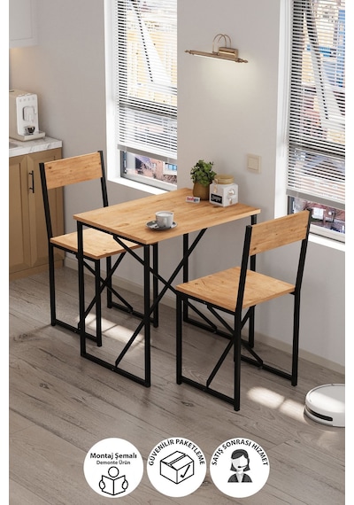 Bofigo 2li Mutfak Seti Mutfak Masa Ve Sandalye Seti Balkon Masası Cafe Seti Maysa Çam Bofigo 2li Mutfak Seti Mutfak Masa Ve Sandalye Seti Balkon Masası Cafe Seti Maysa Çam