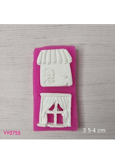 Yy0755 Ev Ve Perdeli Pencere Silikon Kalıp