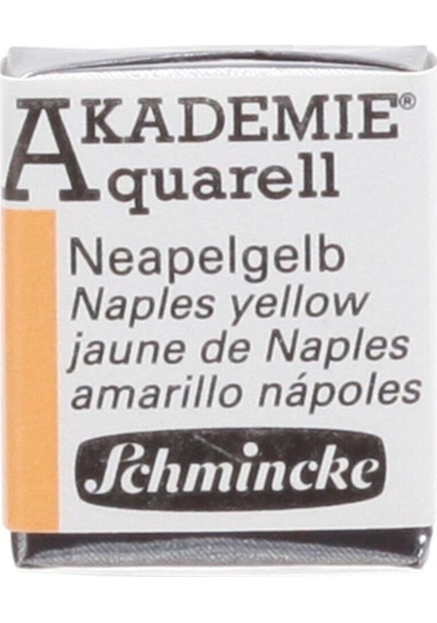Schmincke Akademie Aquarell Yarım Tablet Sulu Boya 226 Naples Yellow