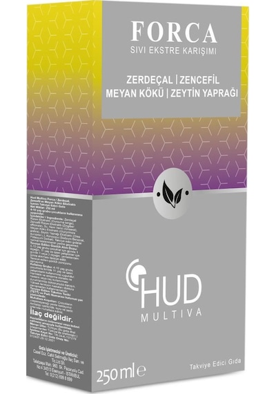 Multiva Forca / Zerdeçal, Zencefil, Meyan ve Zeytan Yaprağı İçere