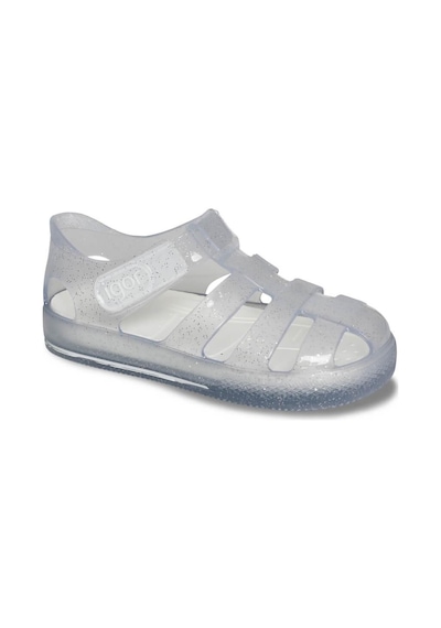 İgor Star Glitter Kız Çocuk Sandalet S10265-209 - Simli Beyaz