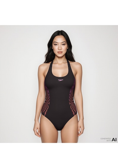 Speedo Plmt Msbk Af Kadın Mor Mayo 8-00305815357