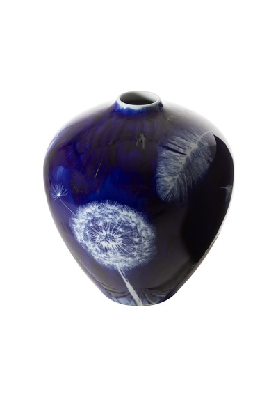 Mudo Home Amalfı Vazo 34x36 Cm Mavi