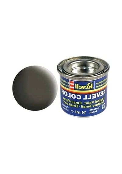 Yeşilimsi Gri Mat Maket Boyası, 14 Ml Boyutunda 0.2 L