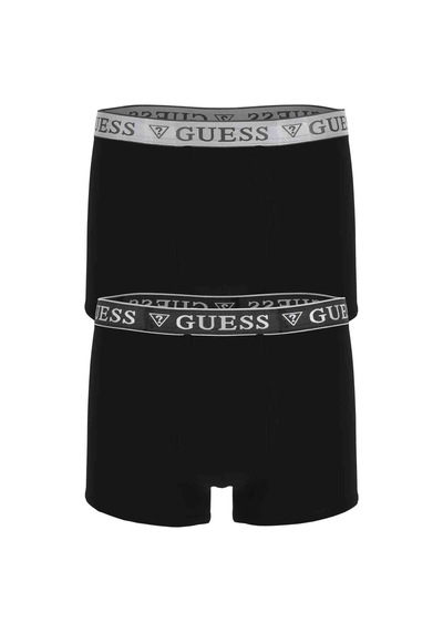Guess Erkek Trunk 2 Pack Boxer - Siyah Siyah