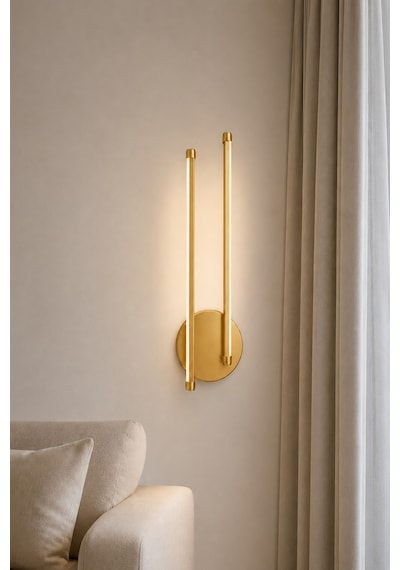 AvizeGO Oris Modern Led Duvar Apliği Günışığı Eskitme