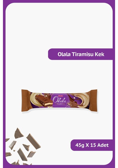 Olala Tiramisu 45g X 15 Adet