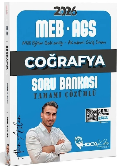 2026 Meb-ags Coğrafya Soru Bankası Çözümlü - Akın Arslan Hoca Kaf
