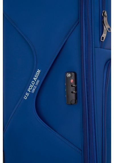 U.S. Polo Assn. Us. Polo Assn 25028 Küçük Boy Karma Kumaş Valiz 55 Cm Gri Gri