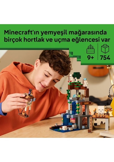 LEGO® Minecraft® Hortlak İstasyonu 21597 – 9 Yaş ve Üzeri Çocuklar için 8 Figür İçeren Yaratıcı Oyuncak Yapım Seti (754 Parça)