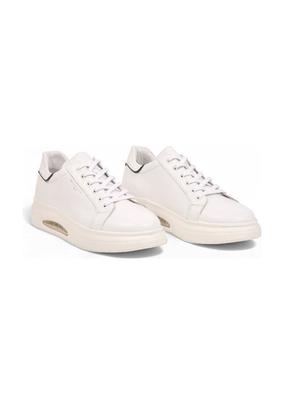Komcero Kauçuk Tabanlı Bağcıklı Sneaker Beyaz Hakiki Deri Erkek Casual Ayakkabı Xs2456-6015 Komcero Kauçuk Tabanlı Bağcıklı Sneaker Beyaz Hakiki Deri Erkek Casual Ayakkabı Xs2456-6015