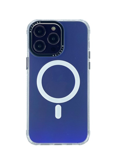 Nettech Apple Uyumlu iPhone 14 Pro Mikallen Magsafe Seri Arka Koruma Kılıf - Siyah Siyah