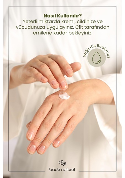 Bade Natural Vanilya Bitkisel El Ve Vücut Kremi%100 Doğal Ve Vega