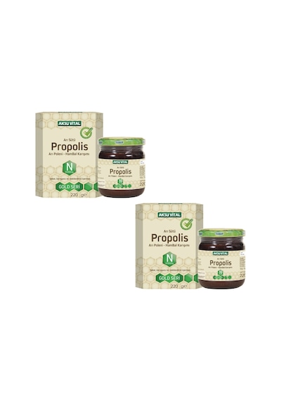 Aksu Vital Propolis Arı Sütü Arı Poleni Ham Bal Karışımı 220 G 2 Adet
