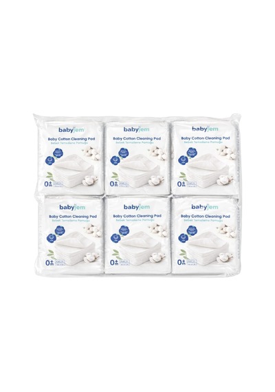 Babyjem Ultra Hassas Bebek Temizleme Pamuğu 6'lı Fırsat Paketi (360 Adet)