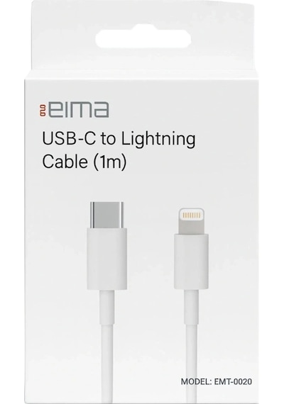 Eıma Emt-0020 Usb-c To Lightning 20w Hızlı Şarj Kablosu 1m Apple Uyumlu iPhone