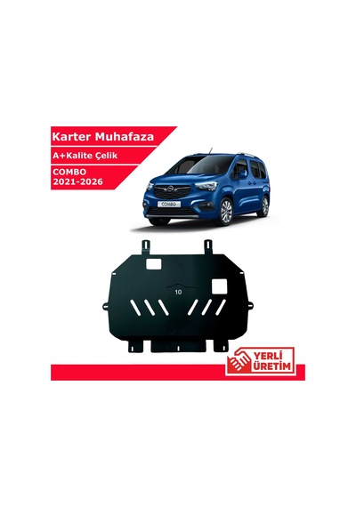 Opel Combo 2021-2026 Çelik Karter Muhafaza Çelik Koruma Sacı A+ Kalite Yerli Üretim