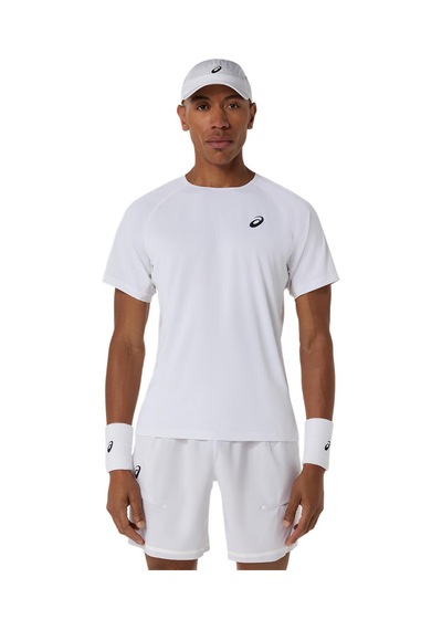 Asics Match Ss Top Erkek Cream/black Kısa Kollu Tshirt 2041a392-100