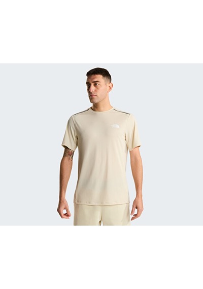 The North Face M Mountain Athletics Tape Erkek Outdoor Tişörtü Nf0a8dy9dom1 Bej
