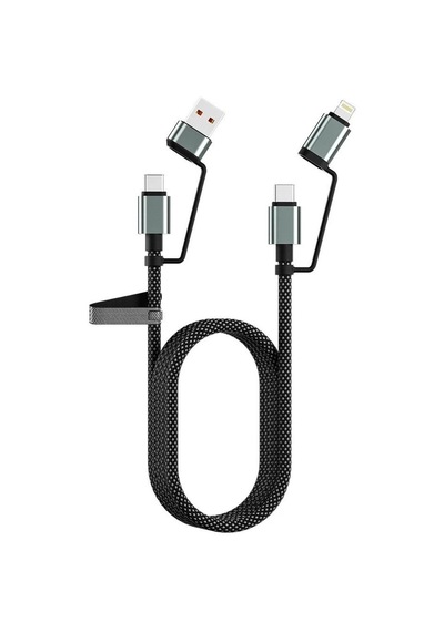 Northcity 4 Ü 1 Arada 100w Akıllı Tasarım Yüksek Dayanıklılık Çoklu Uyumlu Örgülü Hızlı Şarj Kablosu