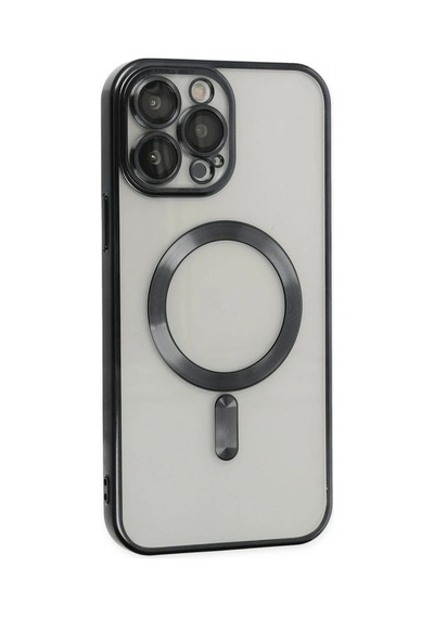 Apple, Uyumlu iPhone 14 Pro Kılıf Kross Magneticsafe Kapak - Siyah