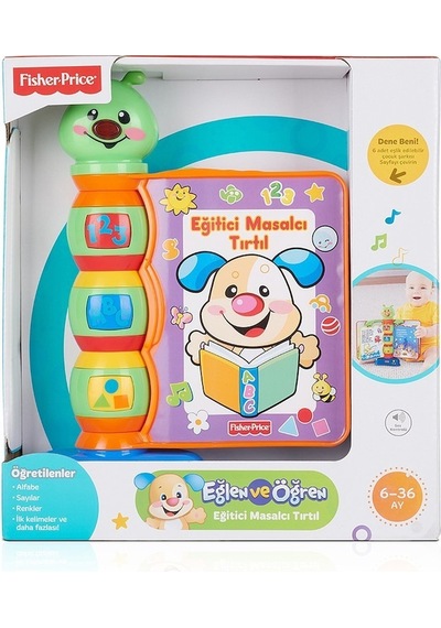 N3835 Fisher Price® Eğlen ve Öğren Eğitici Masalcı Tırtıl / Türkç