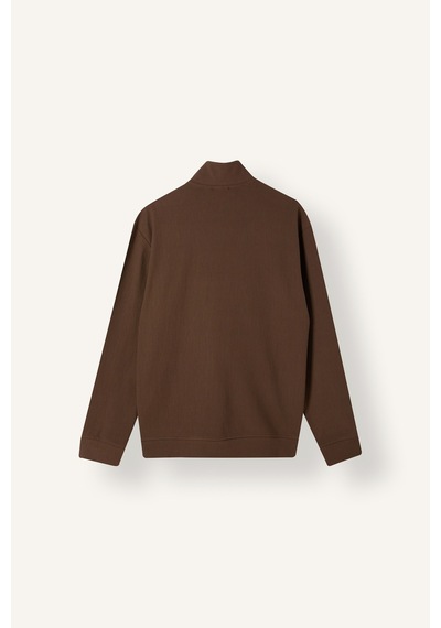 Defacto Regular Fıt Dik Yaka Hırka H5149ax26aubn595 Kahve-bn595