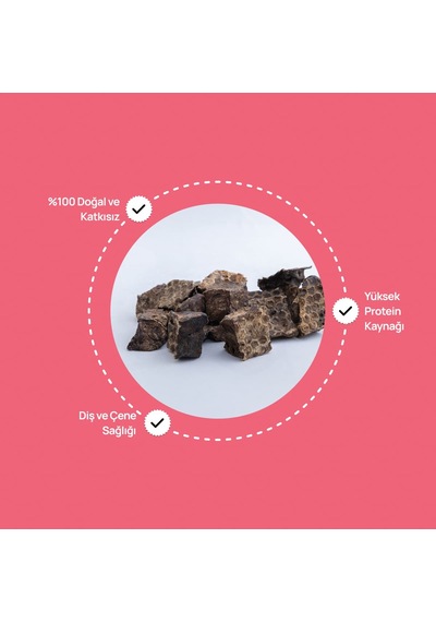 Dana Ciğer Küp 100% Doğal Katkısız Köpek Ödül Maması 100 Gr