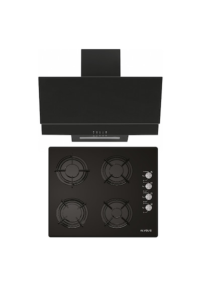 Alveus Star GLS 640 - MOD F17 Siyah Ankastre Set