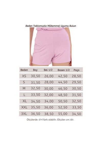 Penyebizden Extra Yumuşak Viskon Şort Home&beach-lavanta Pembesi-lavanta Pembesi Pembe