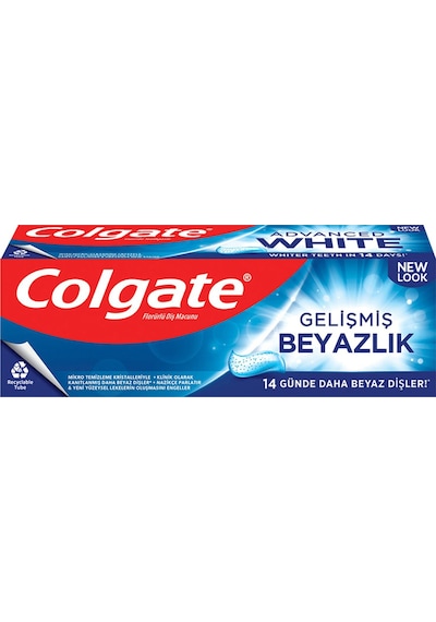 Colgate Gelişmiş Beyazlık Diş Macunu 4 x 50 ML