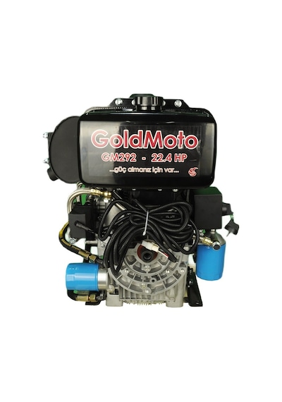 Goldmoto Gm292f-g1 Dizel Motor 22.4 Hp Marşlı Mili Konik Uzun
