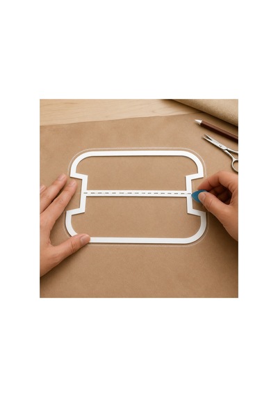 Kumaş Kalemlik Dikiş Şablonu Pencil Case Sewing Template