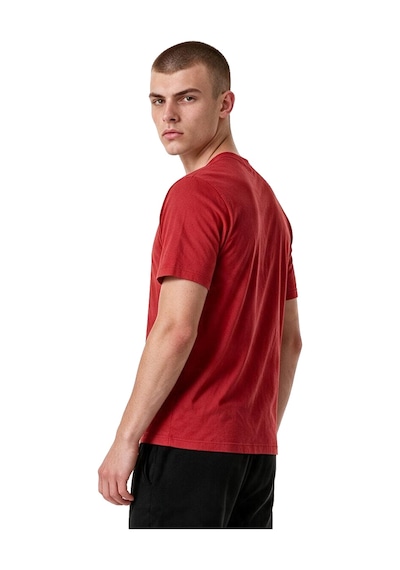 Talek Erkek Kırmızı Günlük Stil T-shirt 26ke0007-kyk